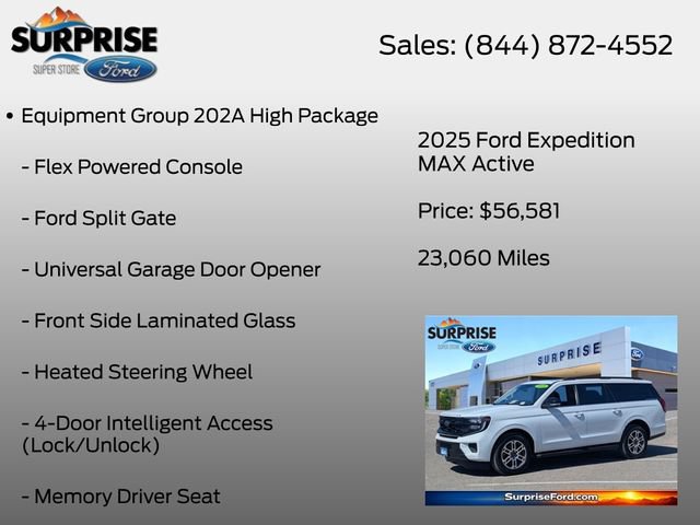 Certified 2025 Ford Expedition Max Active AWD/4WD image 13