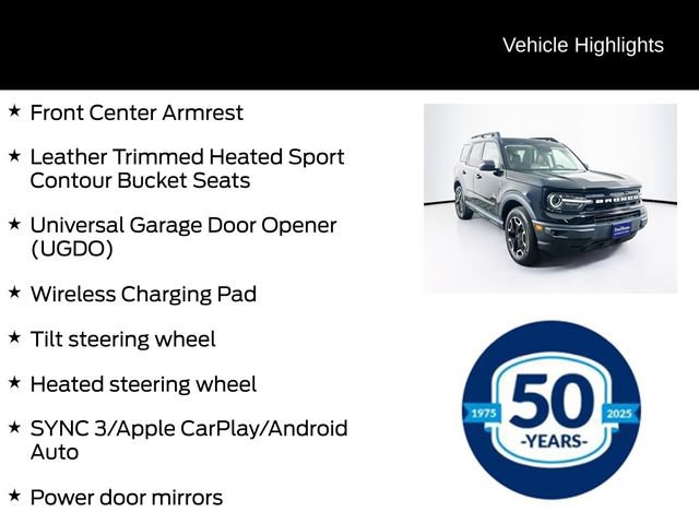 Certified 2023 Ford Bronco Sport Outer Banks w/ Tech Package AWD/4WD image 16