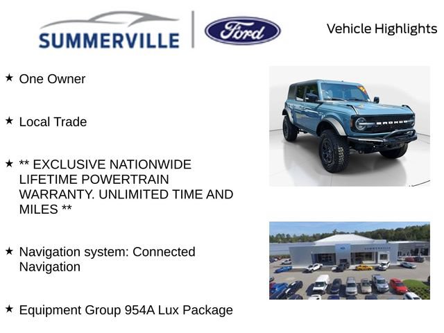 Certified 2021 Ford Bronco First Edition AWD/4WD image 2