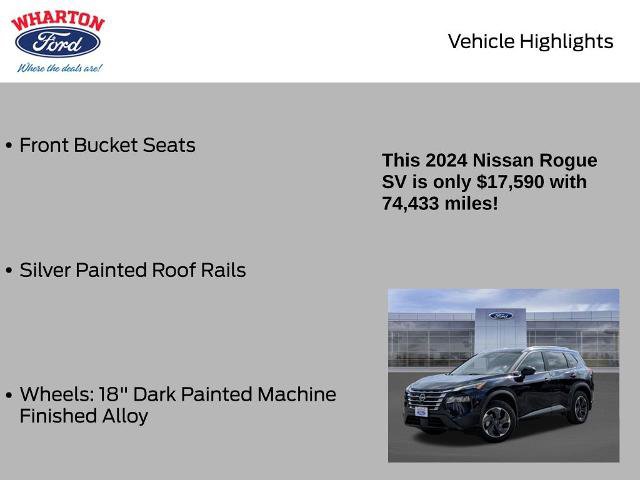 Used 2024 Nissan Rogue SV w/ SV Premium Package FWD image 21