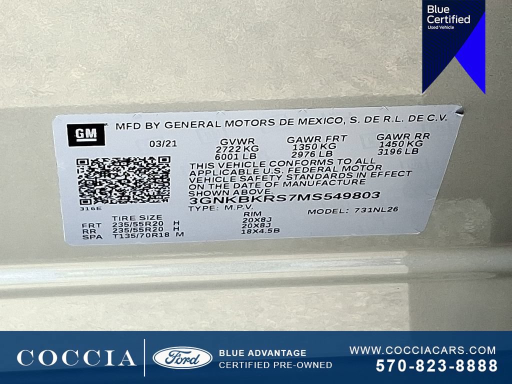Used 2021 Chevrolet Blazer RS AWD/4WD image 26