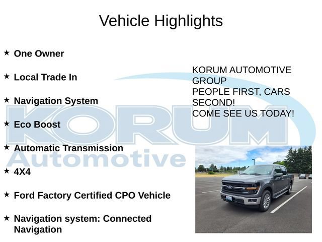 Certified 2024 Ford F150 XLT w/ Equipment Group 302A MID AWD/4WD image 4