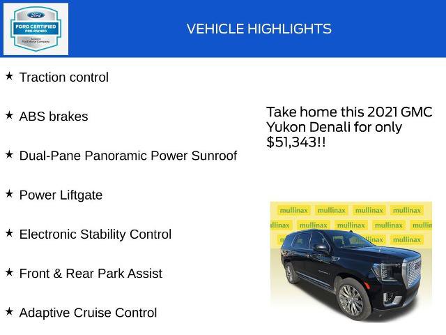 Used 2021 GMC Yukon Denali w/ Denali Premium Package AWD/4WD image 19