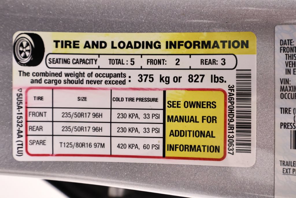 Certified 2018 Ford Fusion SE FWD image 41