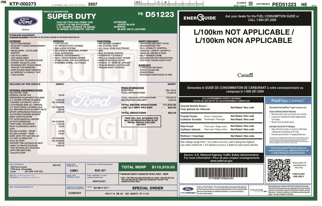 Certified 2023 Ford F250 Lariat w/ Lariat Ultimate Package image 6