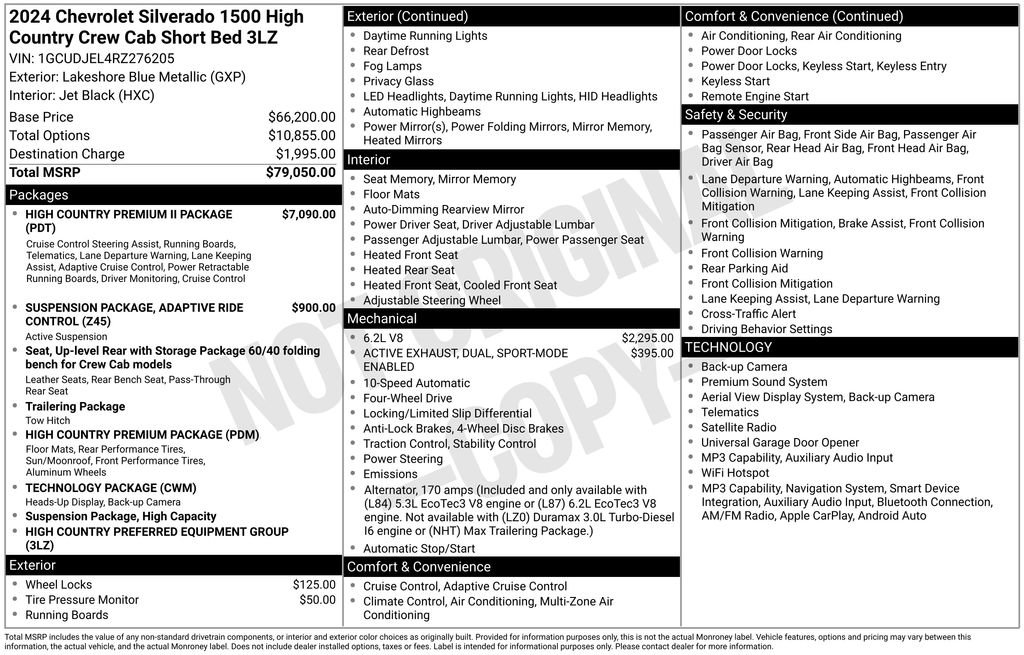 Used 2024 Chevrolet Silverado 1500 High Country AWD/4WD image 6