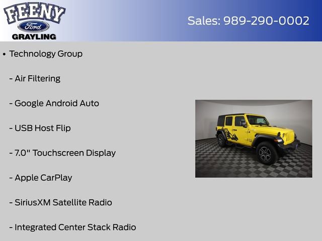 Used 2020 Jeep Wrangler Unlimited Sport S AWD/4WD image 16
