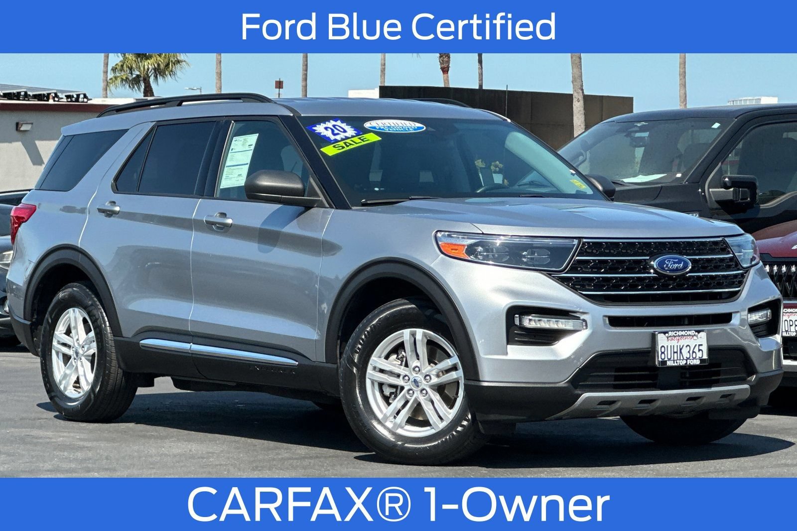 Certified 2020 Ford Explorer XLT w/ Equipment Group 202A AWD/4WD image 2