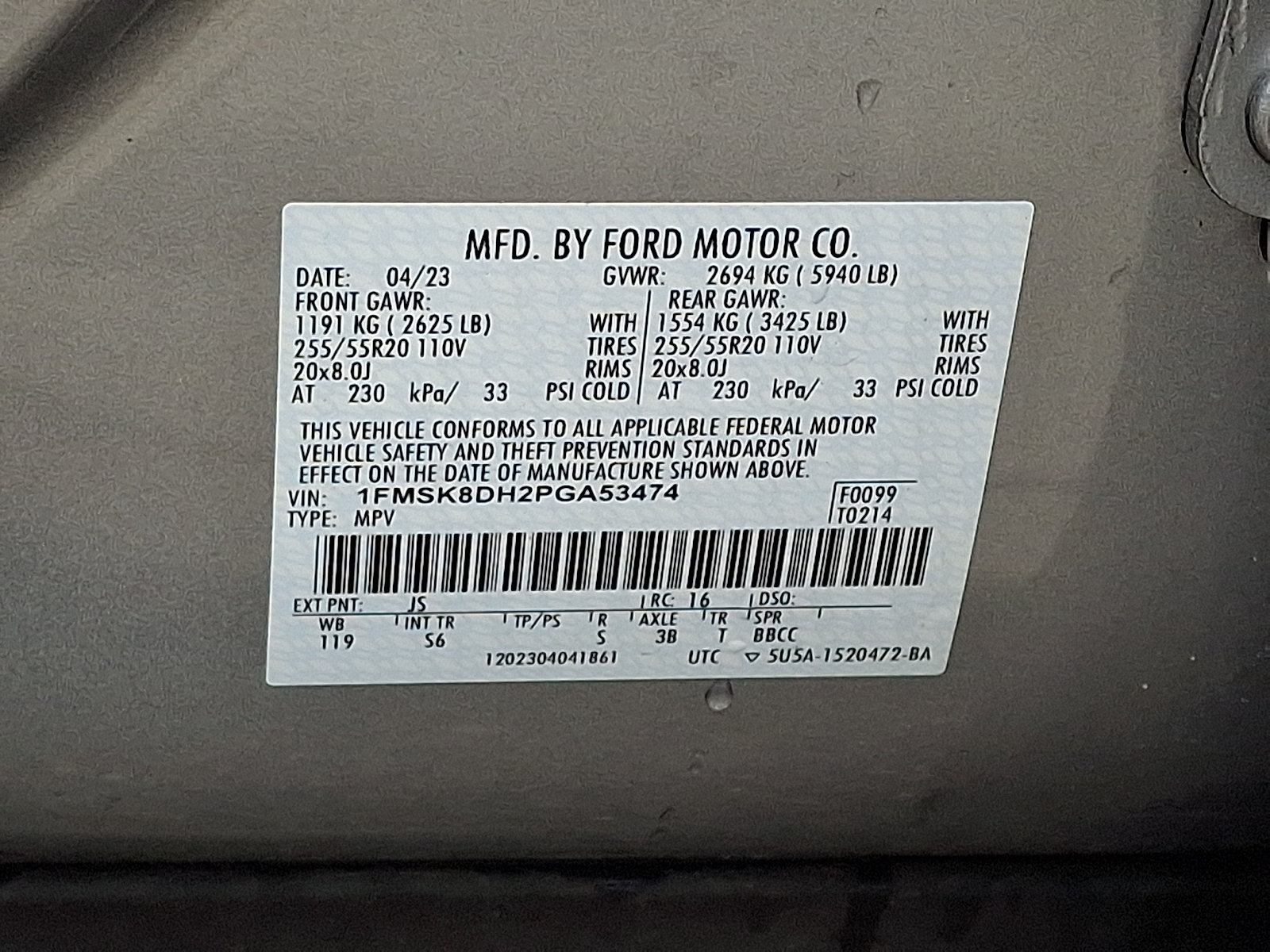 Certified 2023 Ford Explorer XLT w/ Equipment Group 202A AWD/4WD image 27