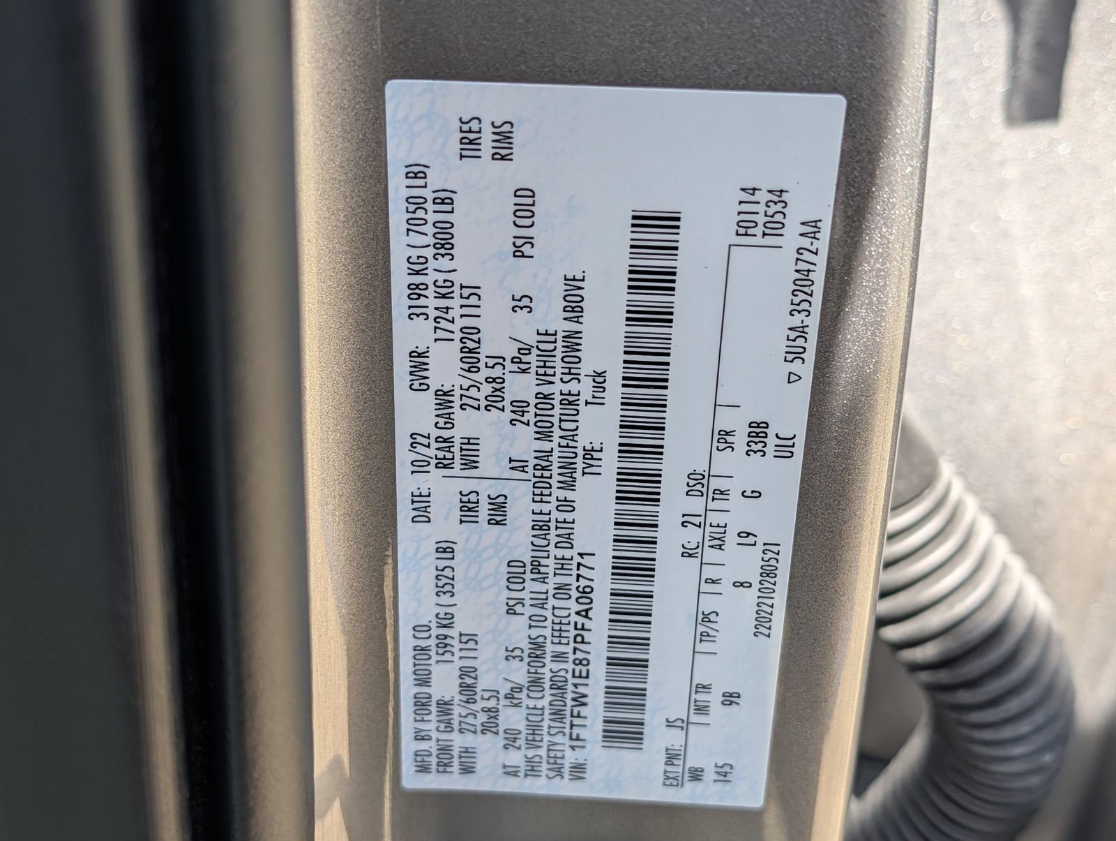 Certified 2023 Ford F150 Platinum w/ Equipment Group 701A High AWD/4WD image 14