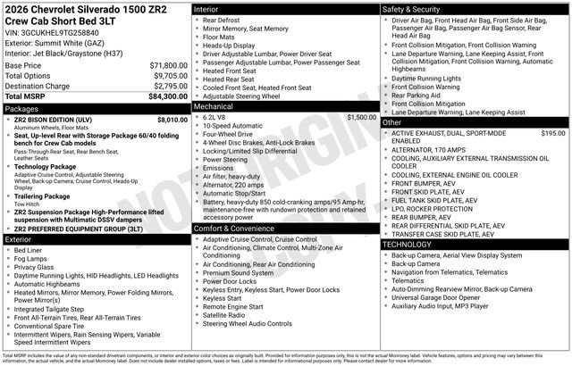 Used 2026 Chevrolet Silverado 1500 ZR2 w/ ZR2 Bison Edition image 36