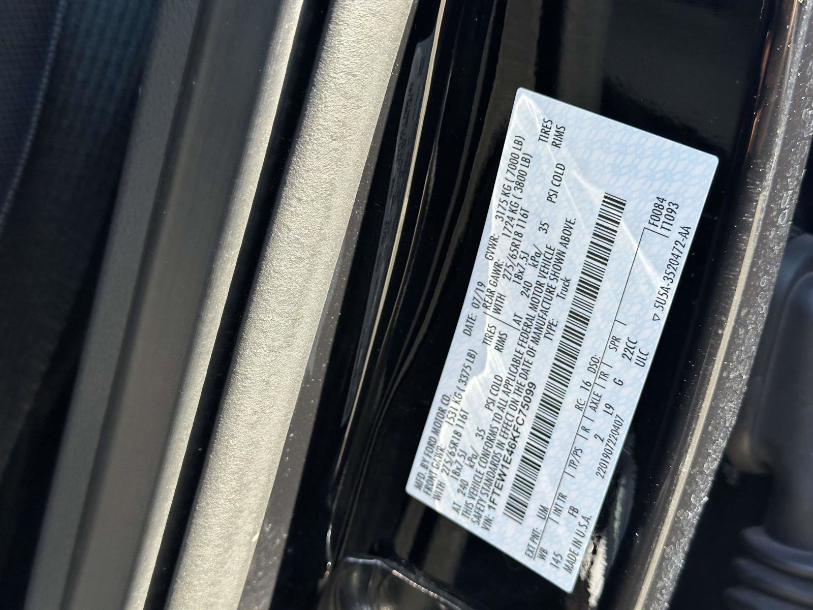 Certified 2019 Ford F150 XLT w/ Equipment Group 302A Luxury image 16