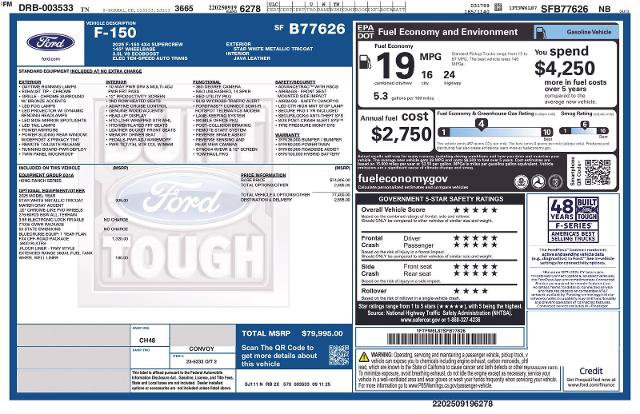 Certified 2025 Ford F150 King Ranch w/ FX4 Off-Road Package AWD/4WD image 17