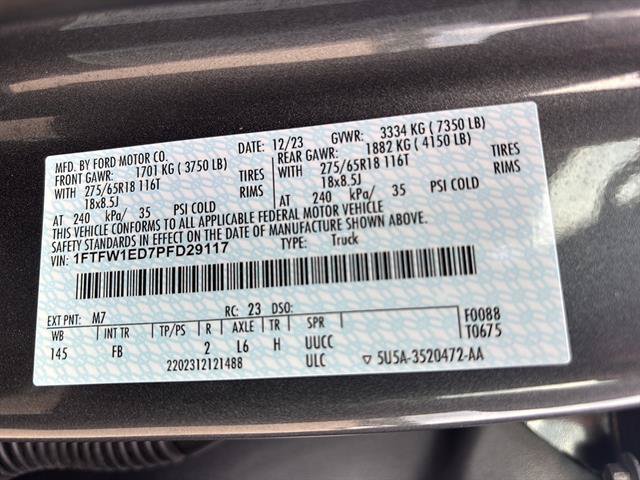Certified 2023 Ford F150 XLT w/ Equipment Group 302A High AWD/4WD image 21