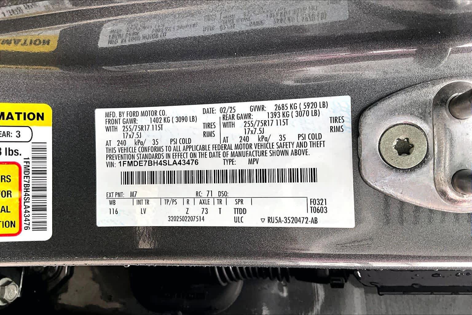 Certified 2025 Ford Bronco Big Bend AWD/4WD image 34