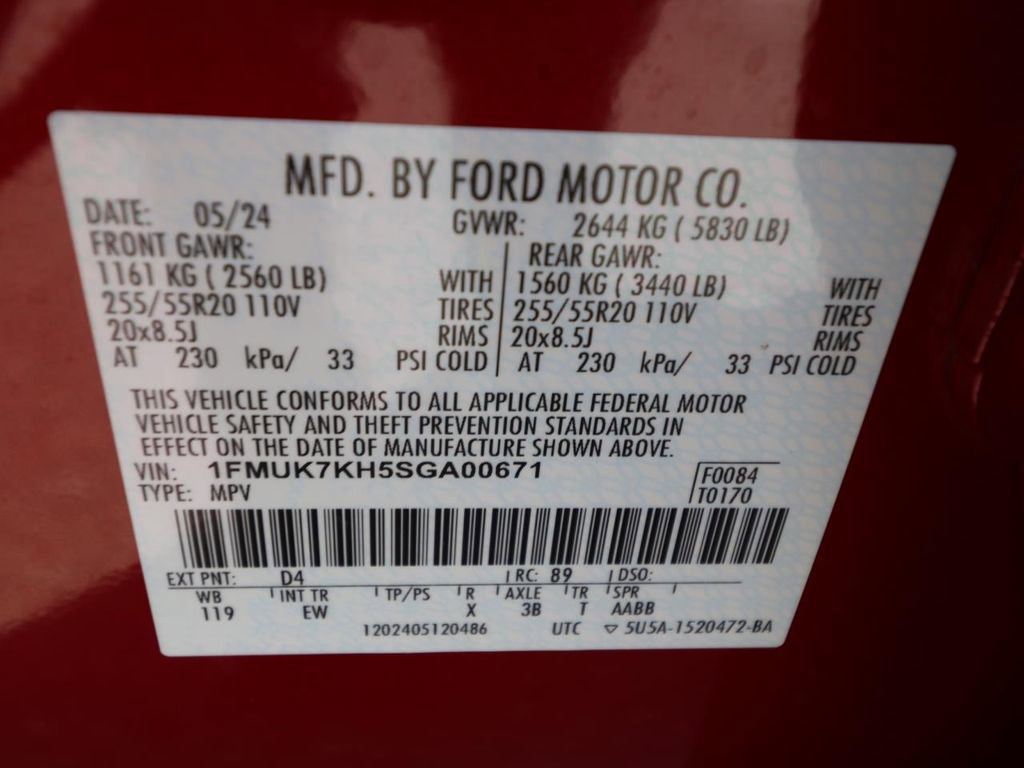 Certified 2025 Ford Explorer ST-Line RWD image 25