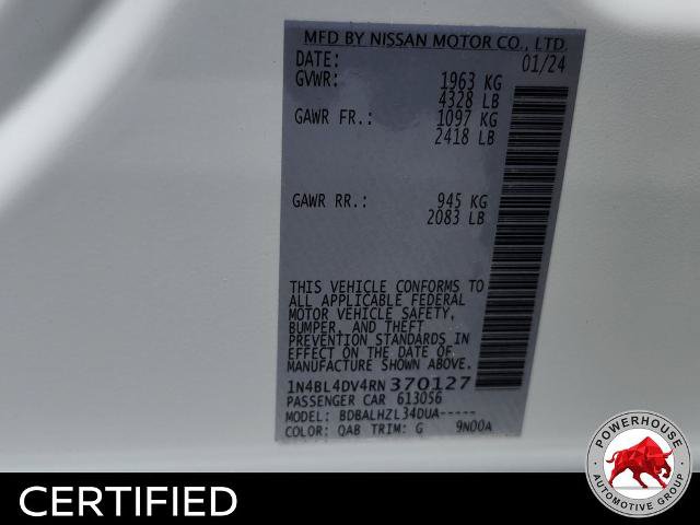 Used 2024 Nissan Altima 2.5 SV FWD image 34