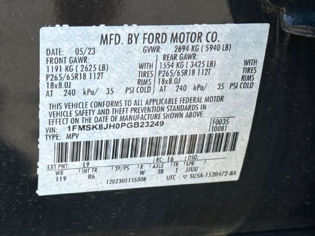 Certified 2023 Ford Explorer Timberline w/ Timberline Technology Package AWD/4WD image 40