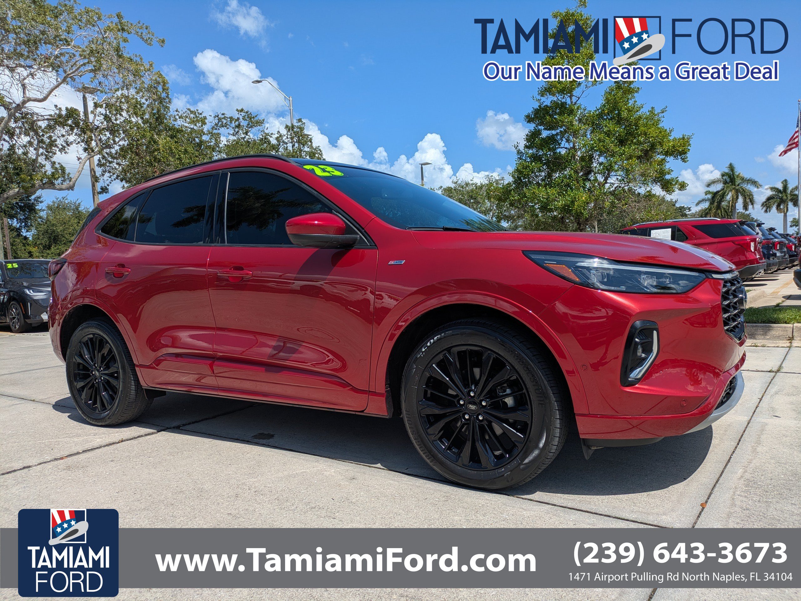 Certified 2023 Ford Escape ST-Line Elite w/ Premium Technology Package AWD/4WD image 1