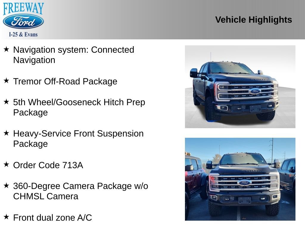Certified 2023 Ford F350 Platinum w/ Tremor Off-Road Package image 2