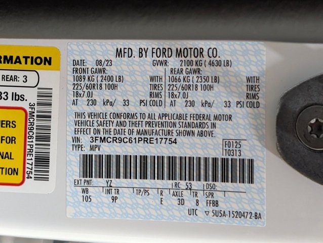 Certified 2023 Ford Bronco Sport Outer Banks AWD/4WD image 23
