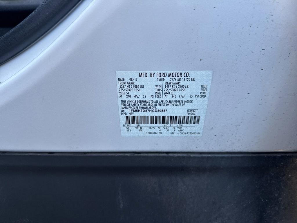 Certified 2017 Ford Explorer XLT w/ Equipment Group 202A image 14