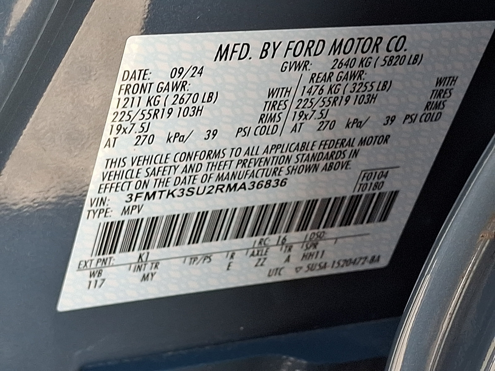 Certified 2024 Ford Mustang Mach-E Premium AWD/4WD image 30