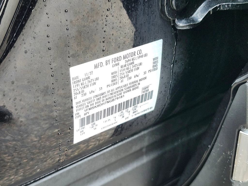 Certified 2022 Ford Explorer XLT w/ Equipment Group 202A image 36