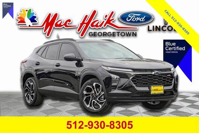 Used 2025 Chevrolet Trax RS w/ Sunroof Package