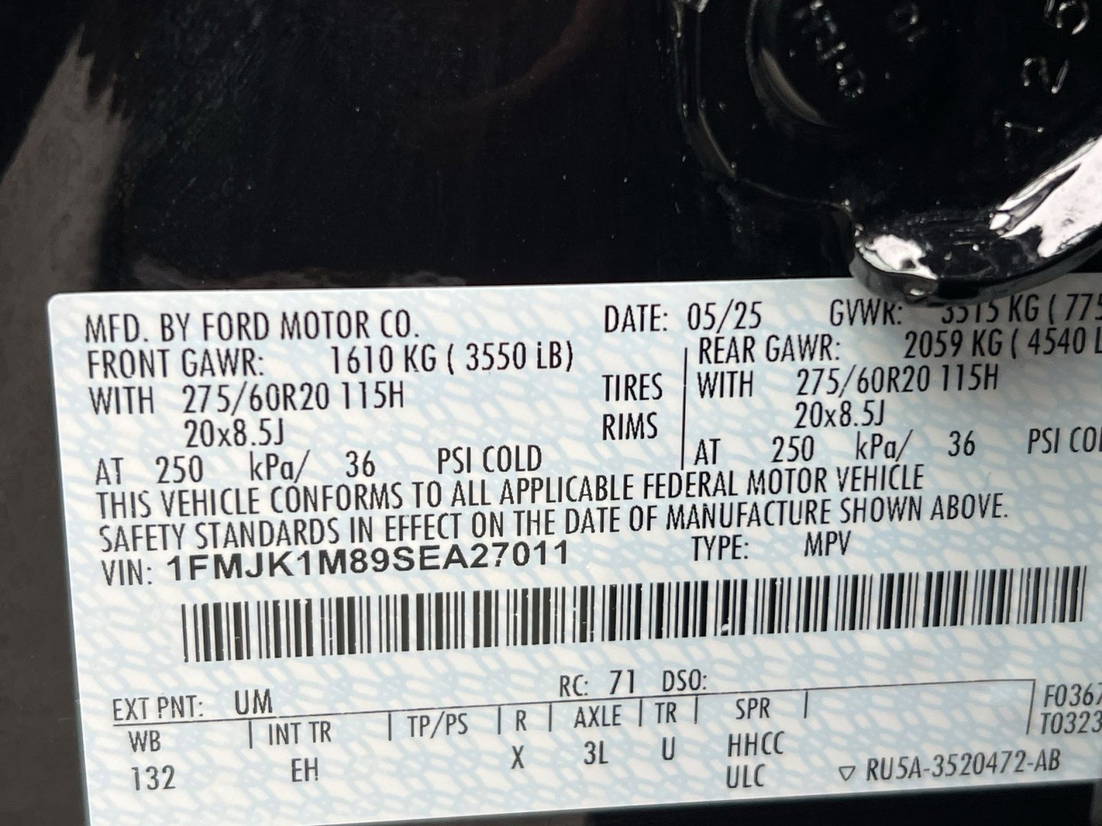 Certified 2025 Ford Expedition Max Platinum AWD/4WD image 38