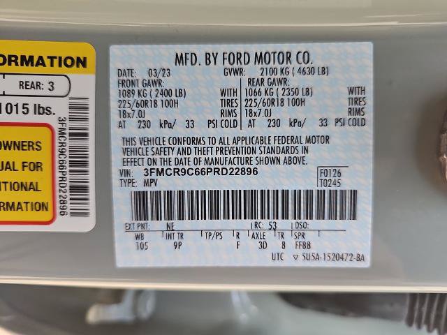 Certified 2023 Ford Bronco Sport Outer Banks w/ Tech Package AWD/4WD image 34