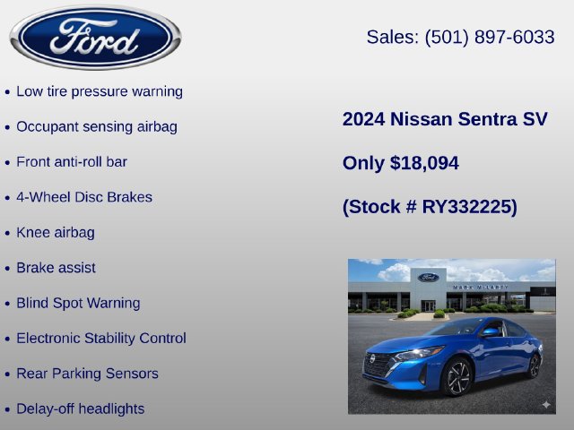 Used 2024 Nissan Sentra SV FWD image 18