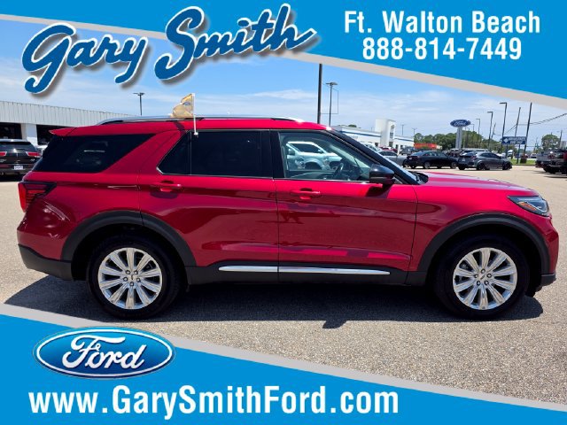 Certified 2025 Ford Explorer Platinum w/ LUX Leather Package
