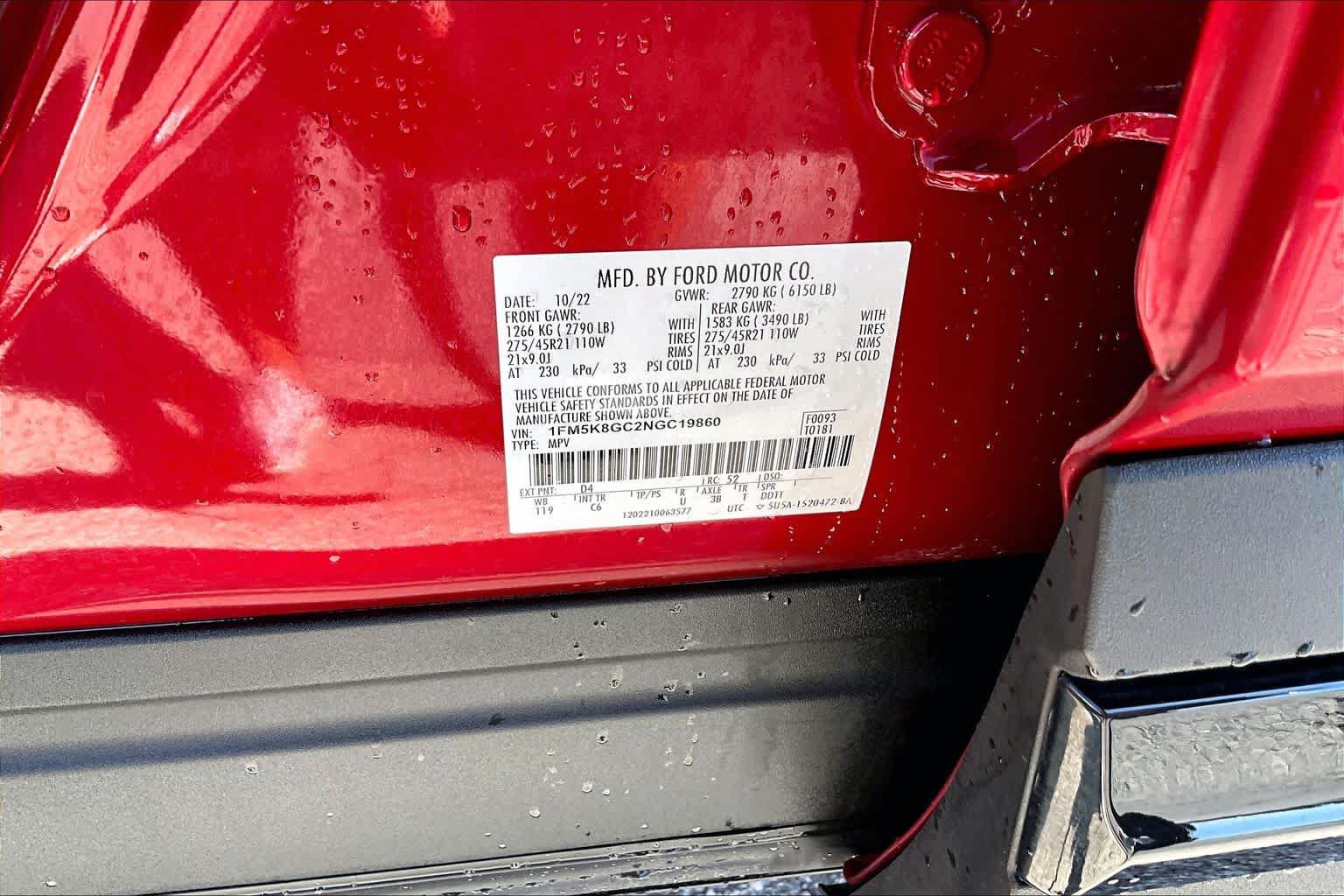 Certified 2022 Ford Explorer ST w/ Equipment Group 401A AWD/4WD image 35