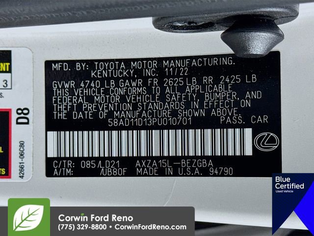 Used 2023 Lexus ES 250 w/ Premium Package image 35