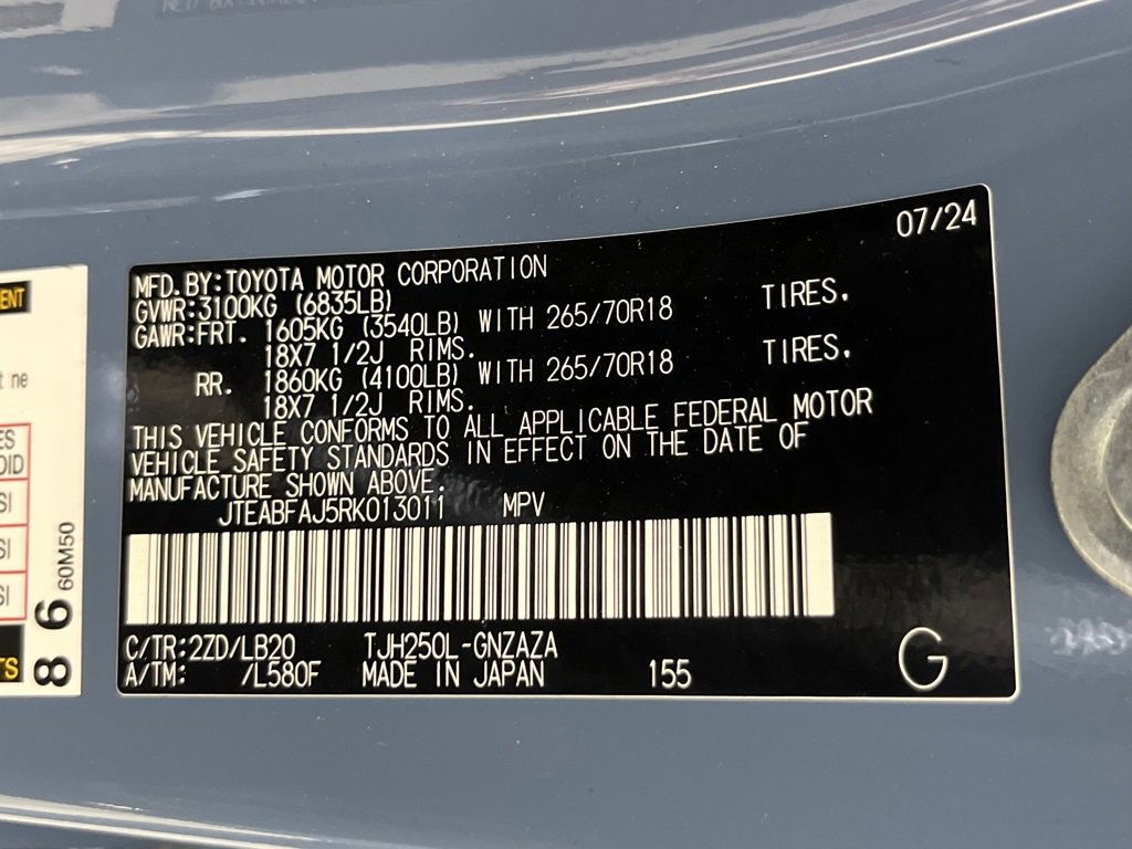 Used 2024 Toyota Land Cruiser w/ Premium Package image 9