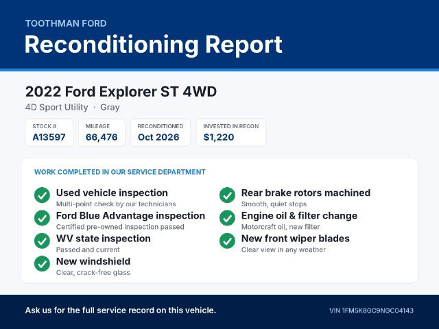 Certified 2022 Ford Explorer ST w/ ST Street Pack AWD/4WD image 6