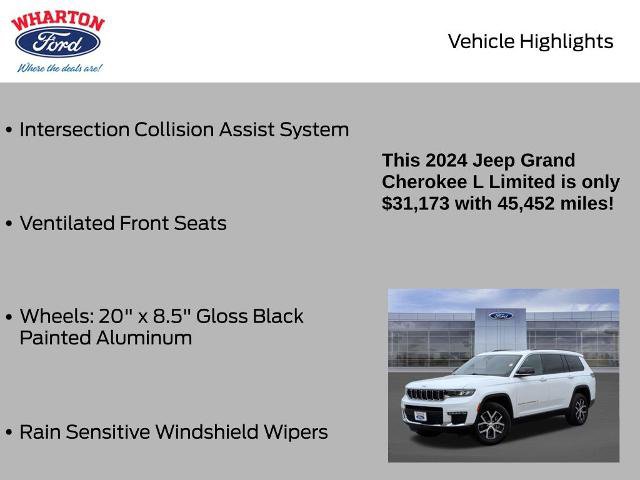 Used 2024 Jeep Grand Cherokee L Limited w/ Luxury Tech Group II AWD/4WD image 30