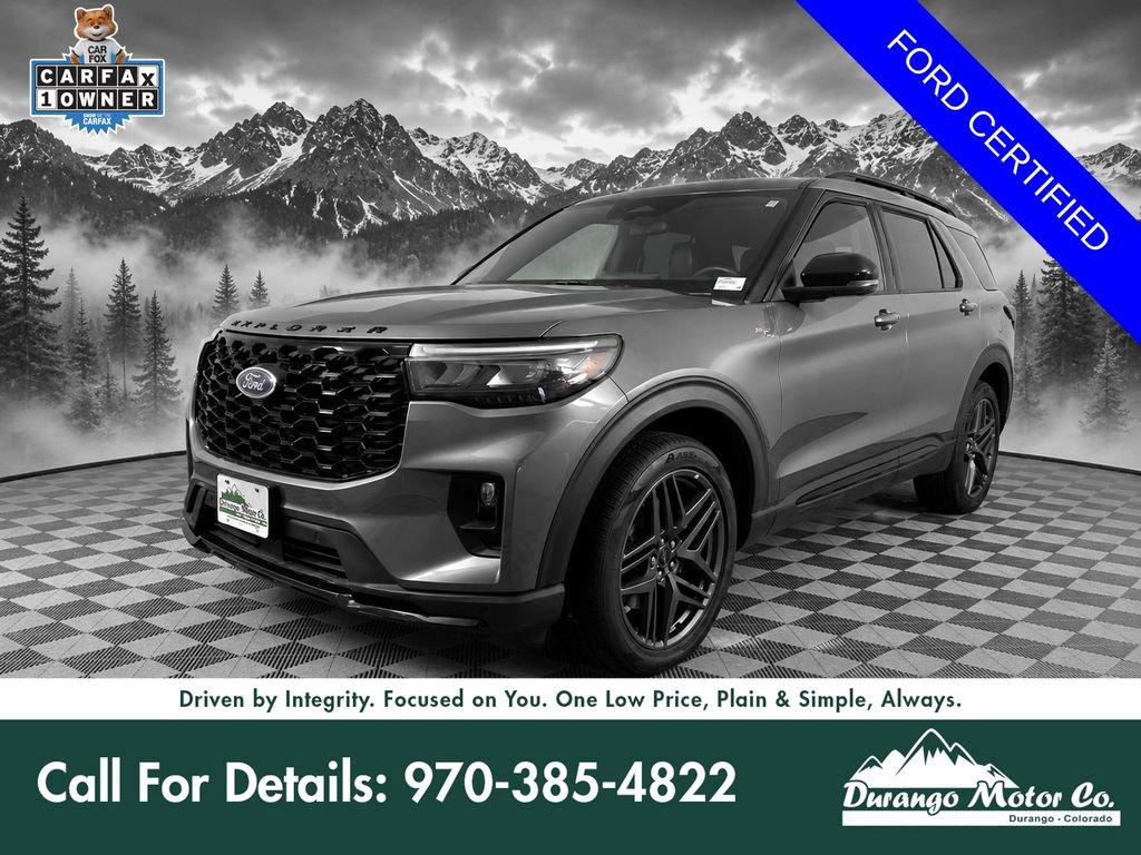 Certified 2025 Ford Explorer ST-Line w/ ST-Line Street Pack AWD/4WD image 1