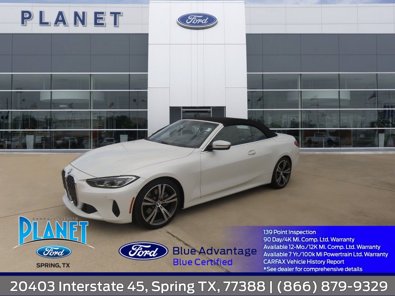 Used 2021 BMW 430i Convertible w/ Premium Package RWD image 1