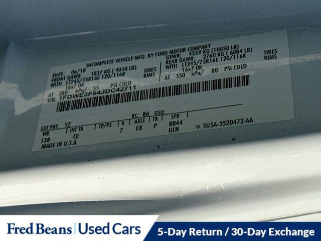 Certified 2018 Ford E-350 and Econoline 350 Super Duty w/ Power Windows & Locks Group image 27