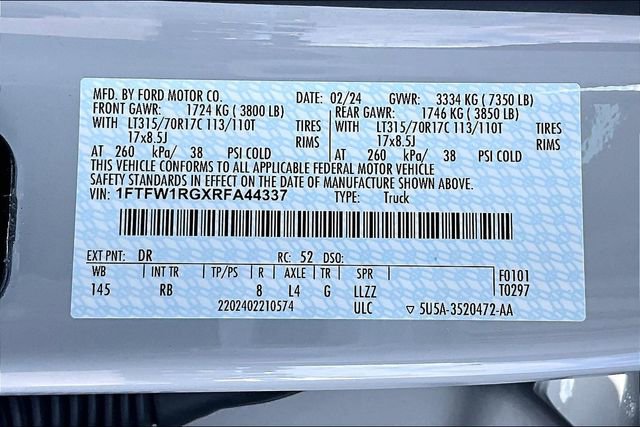 Certified 2024 Ford F150 Raptor image 34