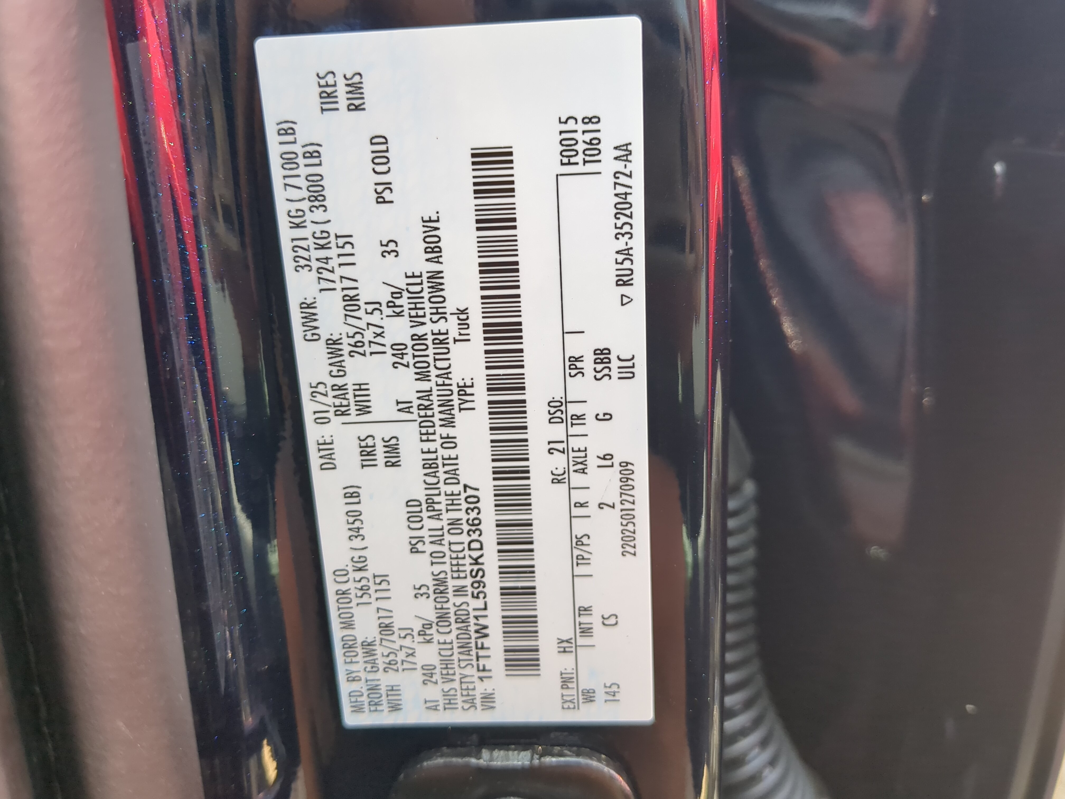 Certified 2025 Ford F150 XL w/ Equipment Group 103A High AWD/4WD image 25
