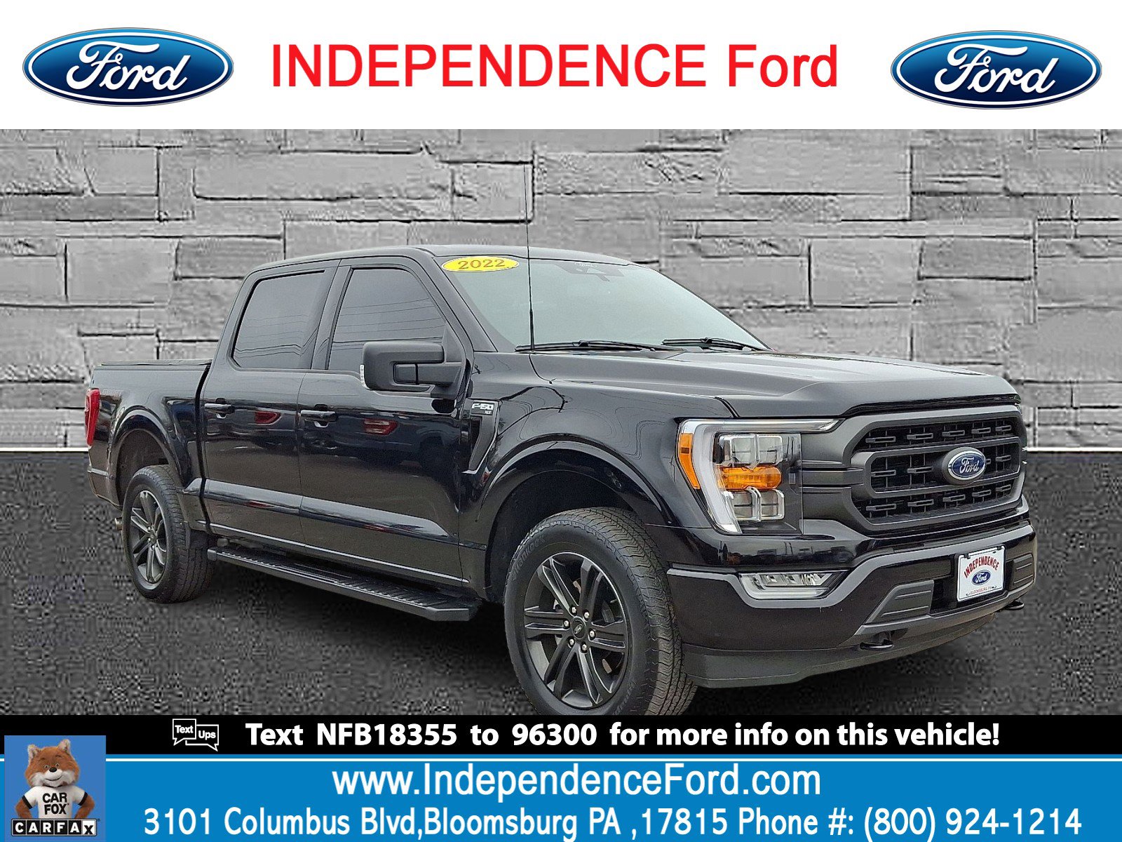 Certified 2022 Ford F150 XLT w/ Equipment Group 302A High image 1