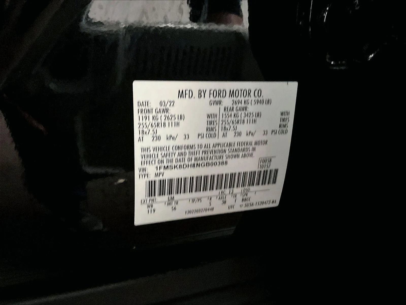 Certified 2022 Ford Explorer XLT w/ Equipment Group 202A image 34