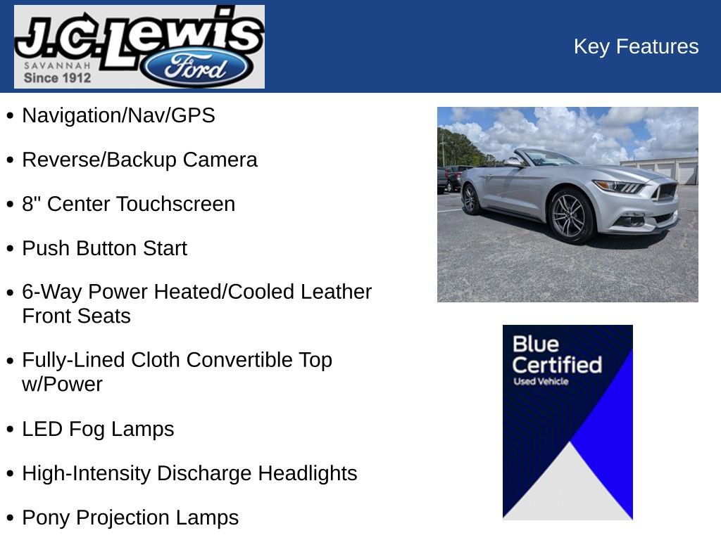 Certified 2017 Ford Mustang Premium RWD image 32