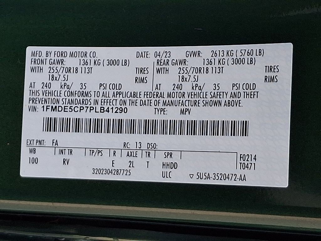 Certified 2023 Ford Bronco Outer Banks AWD/4WD image 28