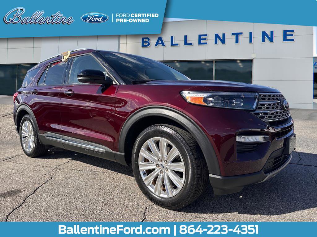 Certified 2022 Ford Explorer Limited w/ Equipment Group 301A