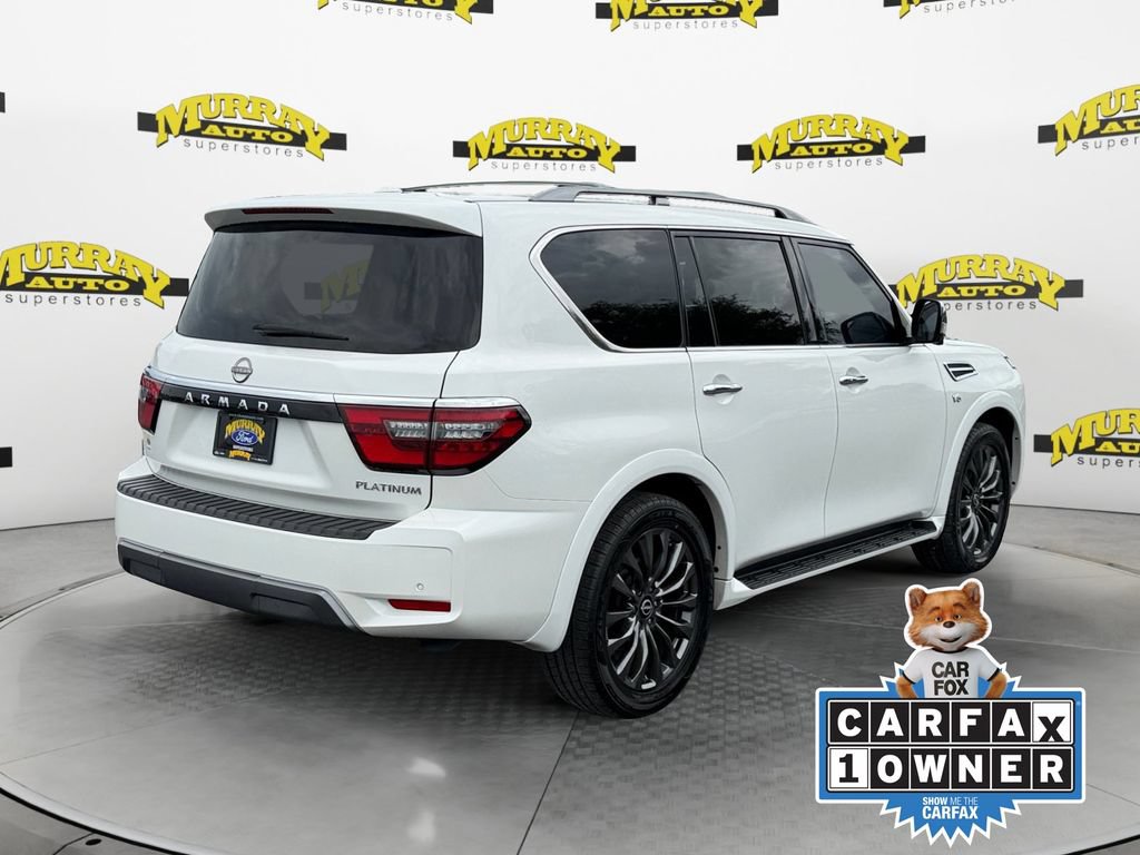 Used 2022 Nissan Armada Platinum w/ Captain's Chairs Package RWD image 6