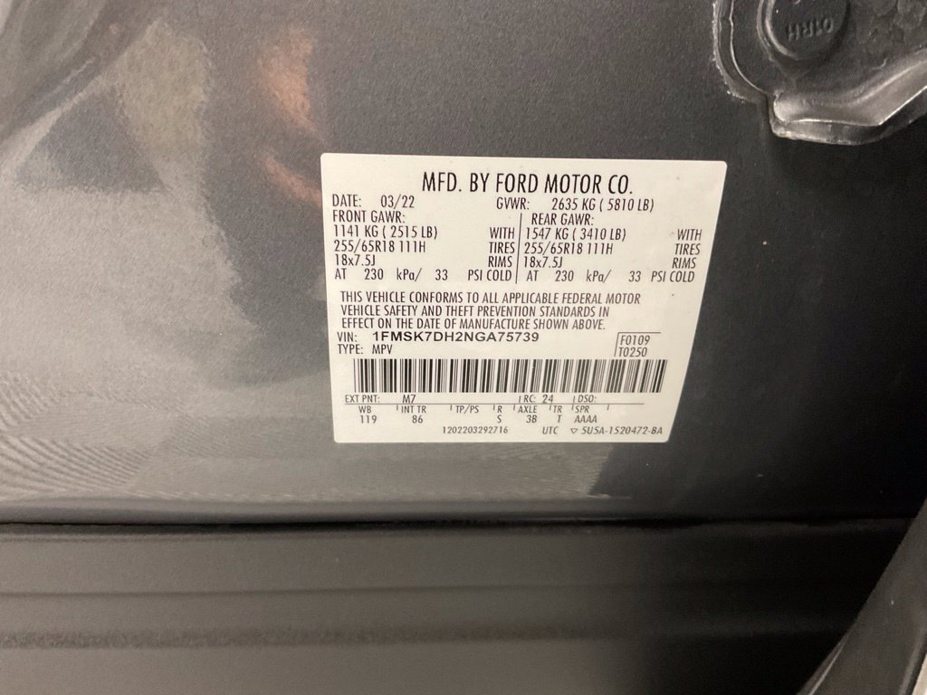 Certified 2022 Ford Explorer XLT RWD image 28